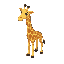 pixel giraffe,  side view, 16bit * 16bit
