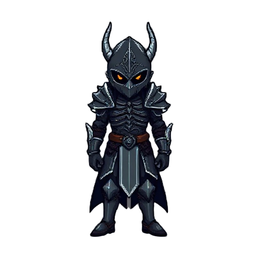 um cavaleiro.de dark souls em pixel