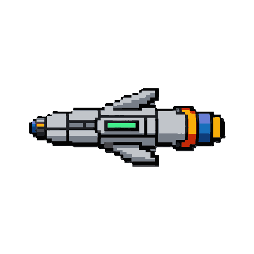 build a spaceship for a space shooter game.