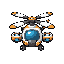 create a compact helicopter that can fly in 4 different directions. 