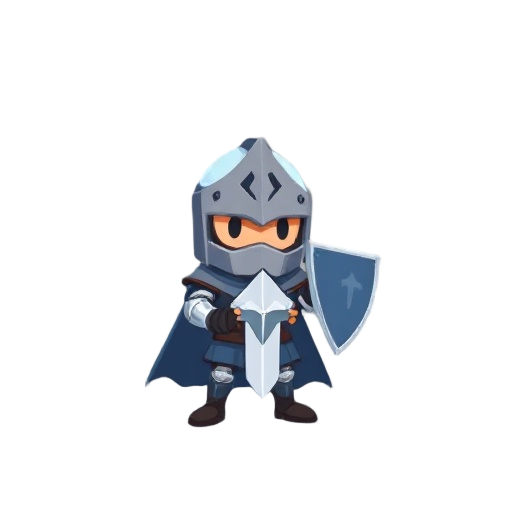 character knight pixel