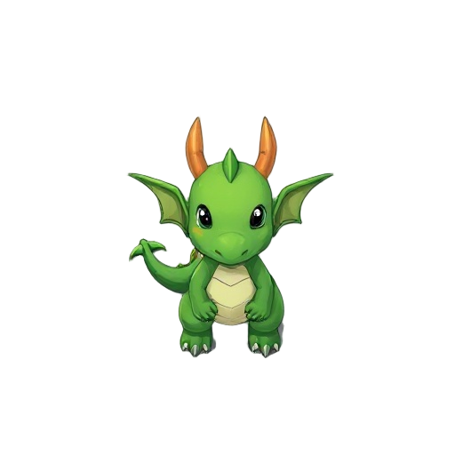 tiny green dragon