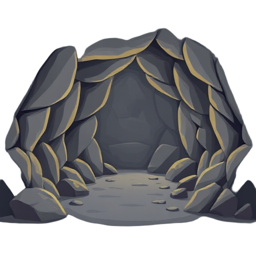 inside cave