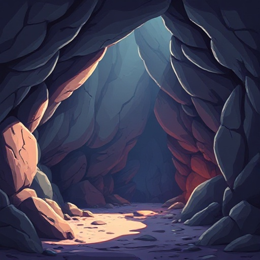 inside cave
