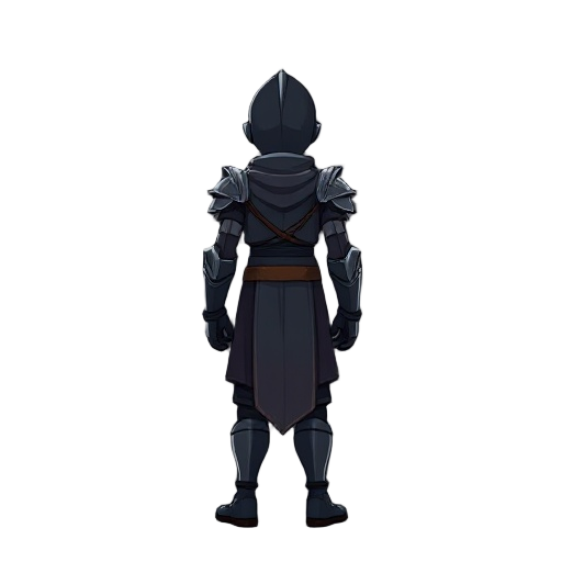 back dark fantasy knight