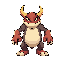 genérame un enemigo para un videojuego que cuando lo toque te haga daño (que tenga un caparazón de pinchos). que sea cuadrúpedo pero que no se le distingan las patas. que tenga el cuerpo como el de un caparazón de mario. que tenga la cabeza pequeña.