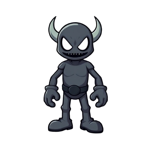 crie um inimigo inspirado no fantasma de supermario . mais ao inves de fantasma ele é uma nuven e mais dark acizentado