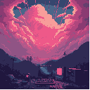 faça um cenário onde com nuvens saindo raios vermelhos como na serie stranger things. porém nesse cenário será meio técnologico pois se passa dentro do hardware de um computador