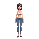 woman with big nude chest 