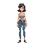 woman with big chest 