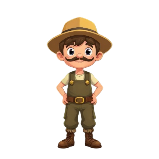 cute primitive farmer 