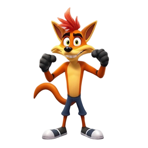 crash bandicoot punch