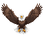 bald eagle enemy, large wings, sharp beak, fantasy rpg creature, mountain environment, flying pose, top-down or side-view, no background