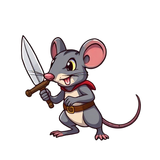 rato guerreiro ele corre
