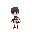 faça um personagem outif tibia em perspectiva 45, faça com aparencia igual a do sung ji woo de sololeveling, mas nao igual, faça ele andando em varios frames, sendo eles esquerda, direita, pra cima e pra baixo