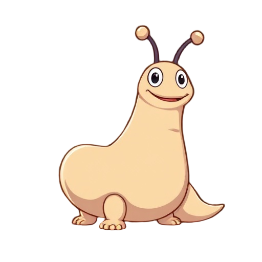 anthropomorphic slug