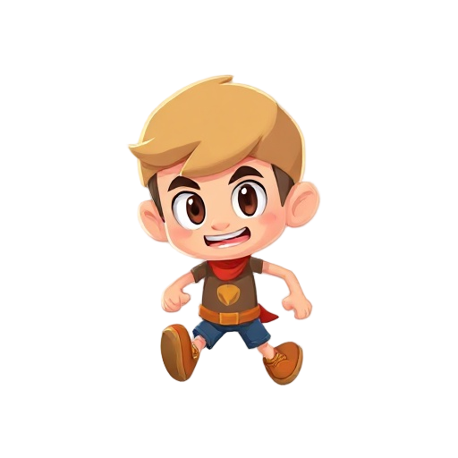 create an asset character, this character for my 2d game and i will use this for endless runner