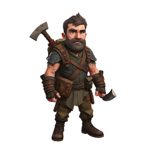 post-apocalyptic survivor, rugged and battle-worn, standing in a ruined city overrun by zombies, wearing scavenged armor and torn clothes, carrying a makeshift weapon (axe or crossbow), backpack with survival gear, dirt-streaked face, determined expressio