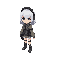 anime, girl, tactical, silver hair, headset