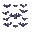 bat flying in 8 different directions for a tower defense game