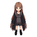hogwarts female student long hair