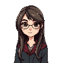 hogwarts female student, long hair