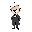 ff6 chibi style professor from "la belle époque" with haut de forme