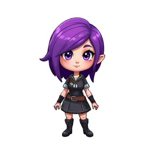 milf with purple hair
