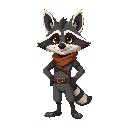 character that is a thief and is a racoon.