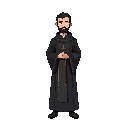 priest im black robe