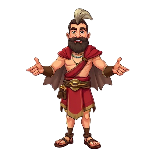 homem do egito antigo, com o peito exposto, sandalhas de couro, shendyt de linho curto, cinto de couro, high polly para jogos, fundo branco, posicionado em visão de frente, imagem de corpo completo