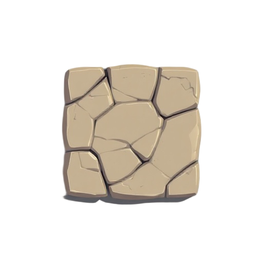 a tile of rock in top-down view