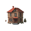generate a building, soviet old house 