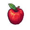red apple