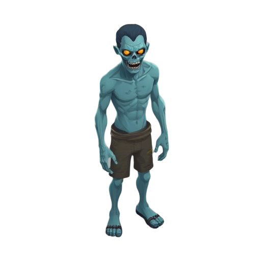um sobrevivente humano de apocalipse zumbi brasileiro 