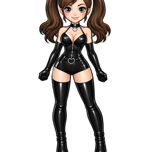 girl in latex