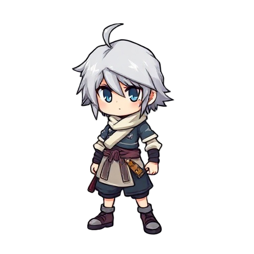 gintoki sakata sprite for ragnarok online it should be no head and no weapon 8 frames per action the attack, walk in all position the skill casting and the normal attacking the getting hit
