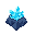 sung jin woo45-degree isometric perspective, high contrast, sharp outlines, vibrant colors. solo leveling anime aesthetic. [icy blue crystals]. black background, flat shading, 16-bit rpg style, clean pixels, no blur.