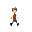 create a walking sprite of the reference image