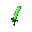 espada verde de minecraft