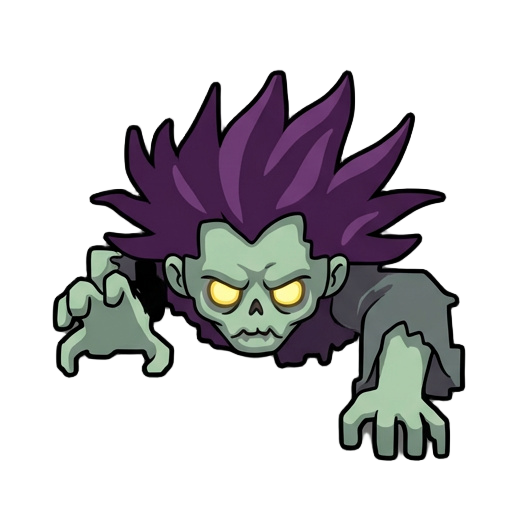 make a humanoid zombie character like this