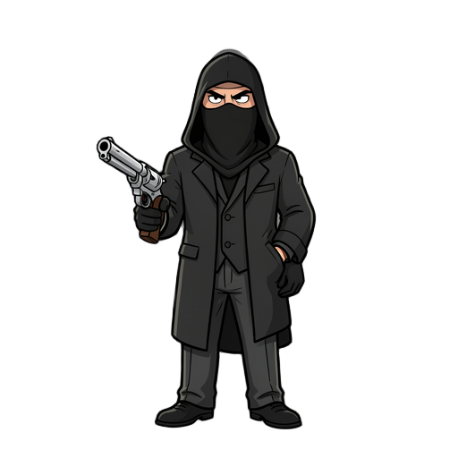 magnum checkmate – o líder o líder supremo, sem identidade, apenas conhecido pelo som do seu .38 magnum prateado. melhorias: para deixá-lo ainda mais enigmático, que tal nunca ninguém tê-lo visto sem máscara ou rosto encoberto? algumas pessoas dizem que e