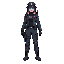 elise carter - detetive policial - visual cyberpunk/noir, misturando o clássico e o moderno.
