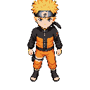 naruto, top down, idle.
