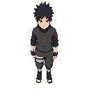 pain(from naruto), top down 3/4, idle.