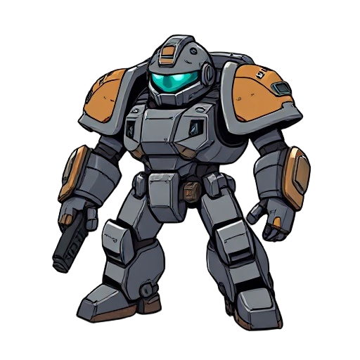 mech but more armor the color military 