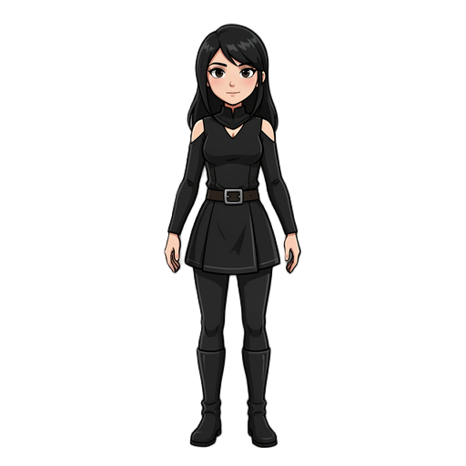 black tema female character