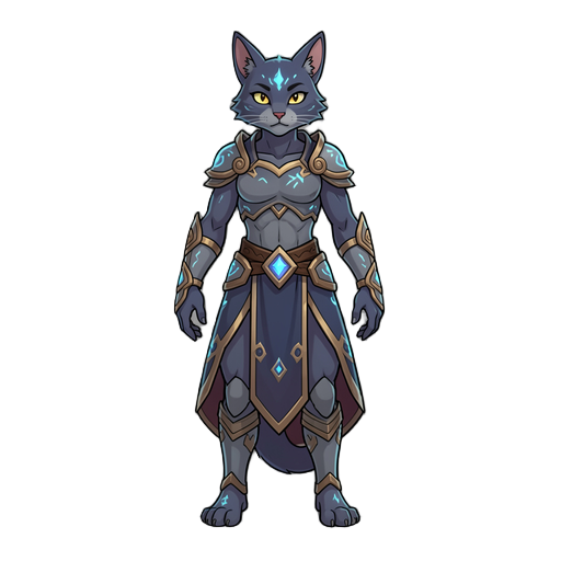mystical felidae humanoid