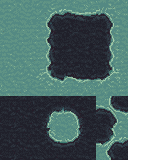dark cave top down 