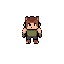 faça uma planta com patas de frente pequeno pixel 